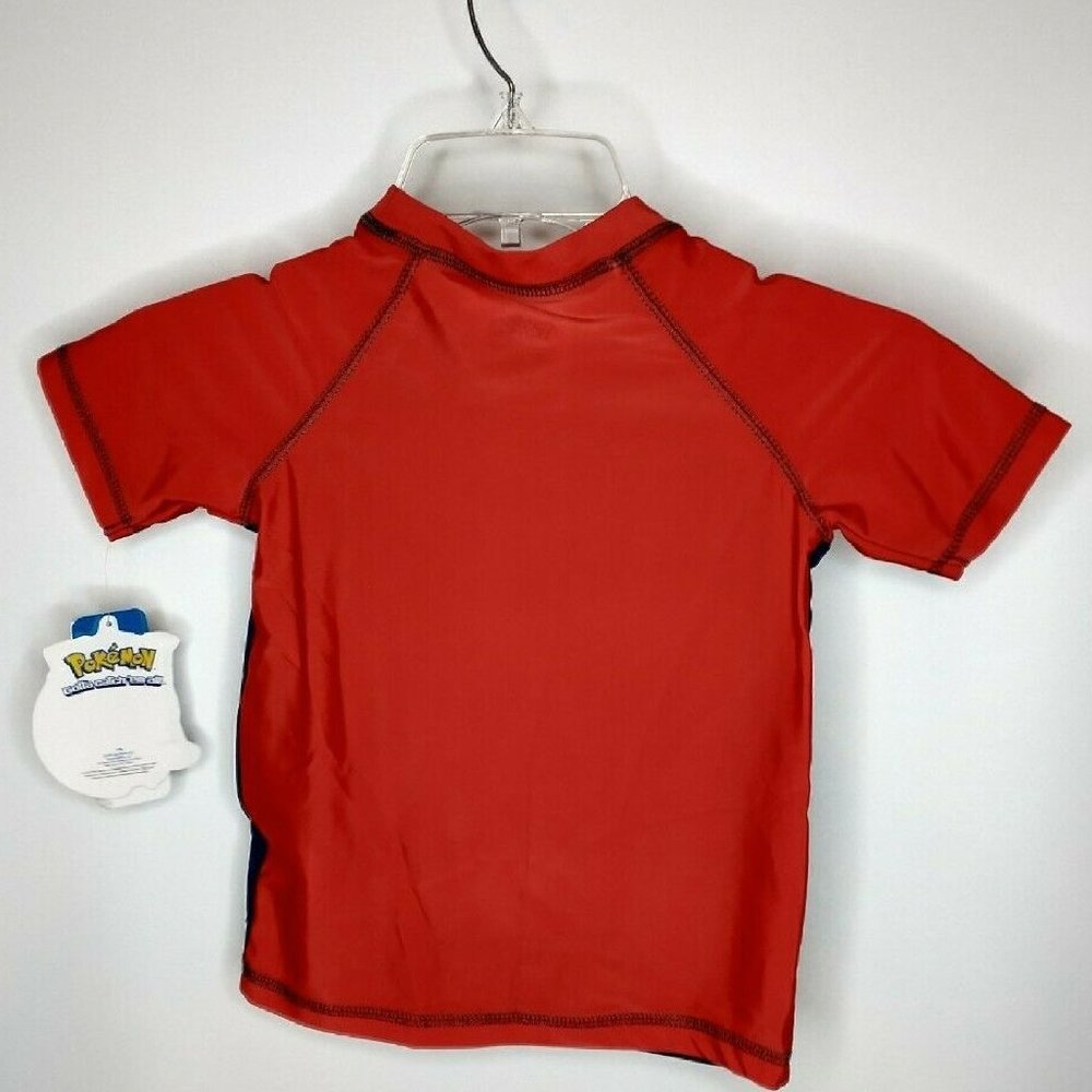 Boy's Pokemon Rash Guard - RED XS (4/5) - Picture 2 of 4
